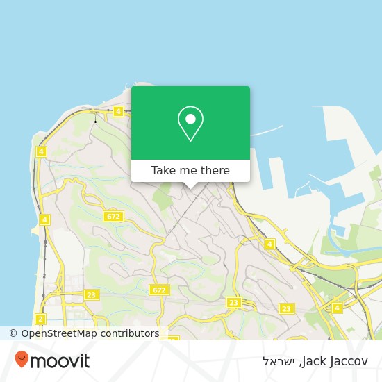 מפת Jack Jaccov, שבתאי לוי חיפה, חיפה, 33304