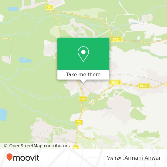 מפת Armani Anwar, כפר יאסיף, עכו, 24908