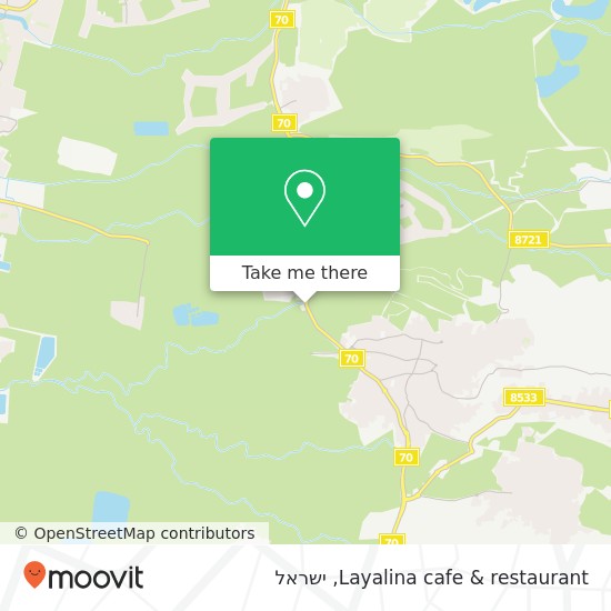 מפת Layalina cafe & restaurant, עכו, 24000