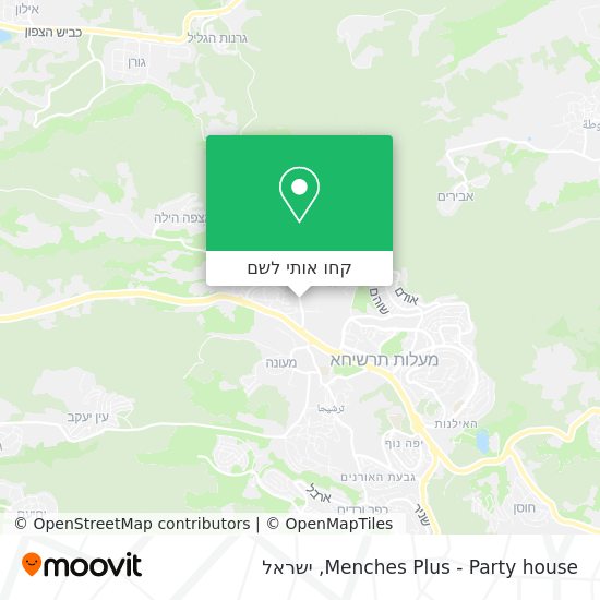 מפת Menches Plus - Party house