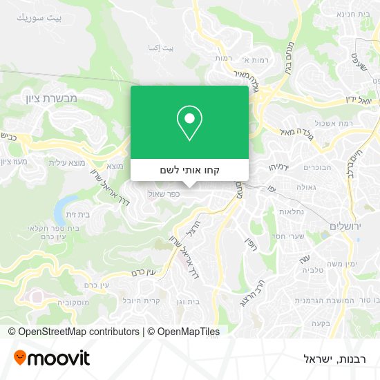 מפת רבנות