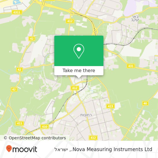 מפת Nova Measuring Instruments Ltd.