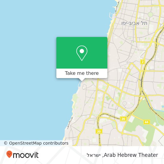 מפת Arab Hebrew Theater