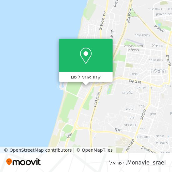 מפת Monavie Israel