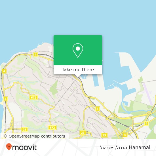 מפת Hanamal הנמל