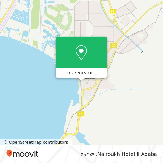 מפת Nairoukh Hotel II Aqaba