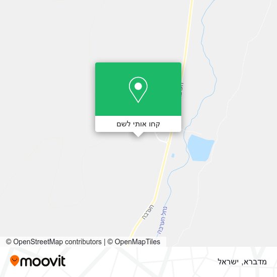 מפת מדברא