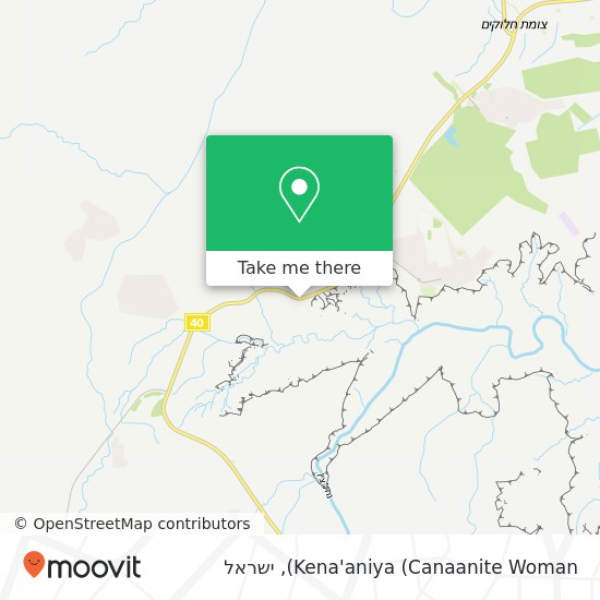 מפת Kena'aniya (Canaanite Woman)