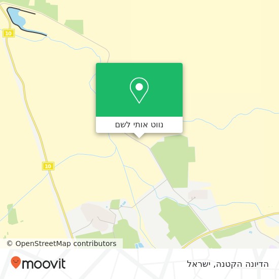 מפת הדיונה הקטנה