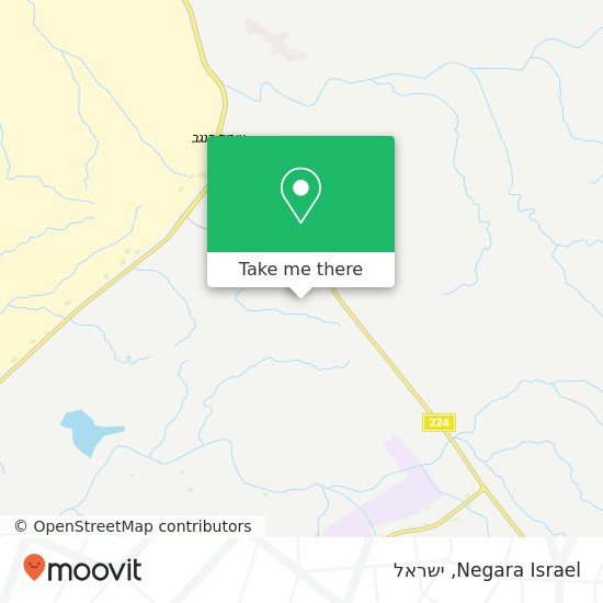 מפת Negara Israel