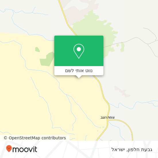 מפת גבעת חלפון