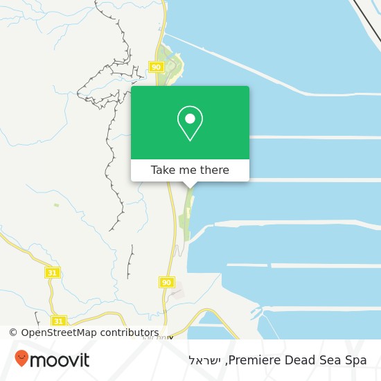 מפת Premiere Dead Sea Spa