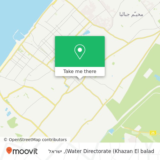 מפת Water Directorate (Khazan El balad)