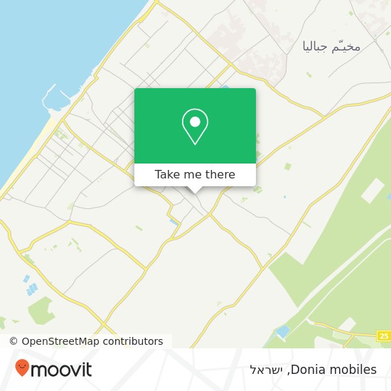 מפת Donia mobiles