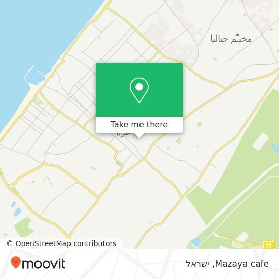 מפת Mazaya cafe