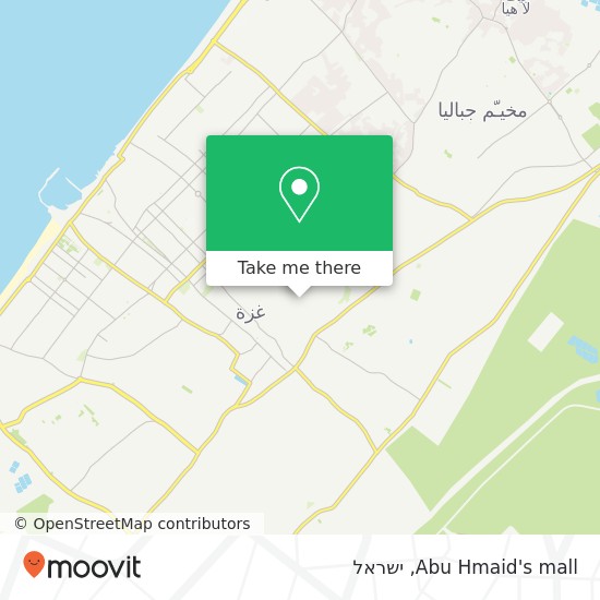 מפת Abu Hmaid's mall