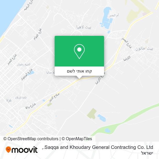 מפת Saqqa and Khoudary General Contracting Co. Ltd.