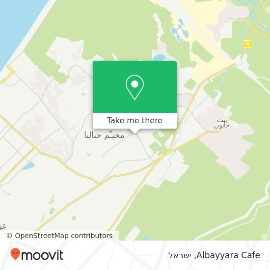 מפת Albayyara Cafe