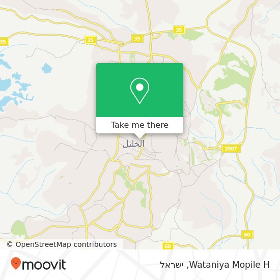 מפת Wataniya Mopile H