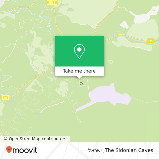 מפת The Sidonian Caves