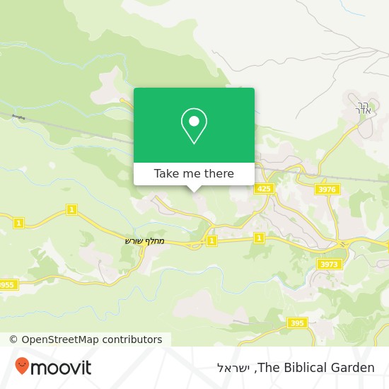 מפת The Biblical Garden