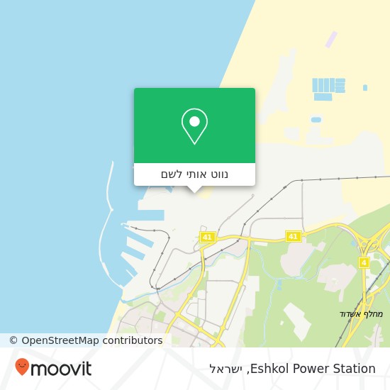 מפת Eshkol Power Station