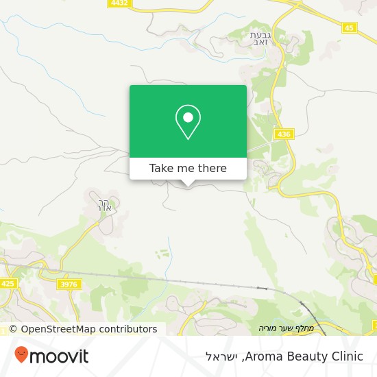 מפת Aroma Beauty Clinic