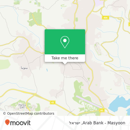 מפת Arab Bank - Masyoon