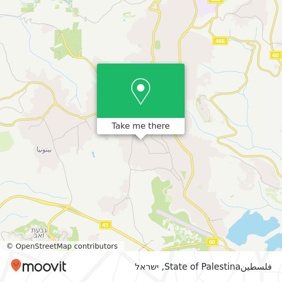 מפת فلسطين‎‎State of Palestina