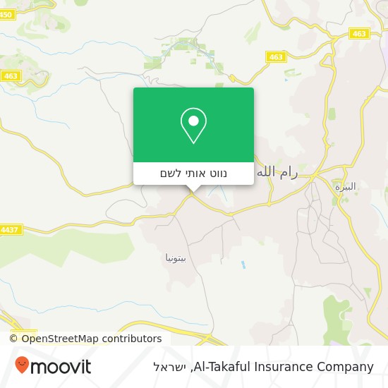 מפת Al-Takaful Insurance Company