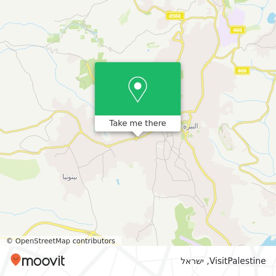 מפת VisitPalestine