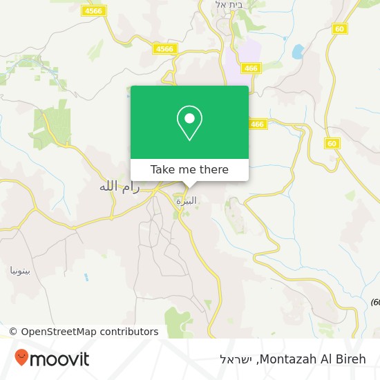 מפת Montazah Al Bireh