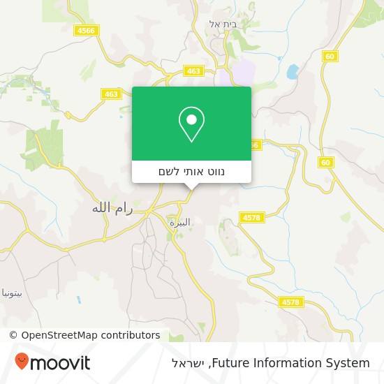 מפת Future Information System