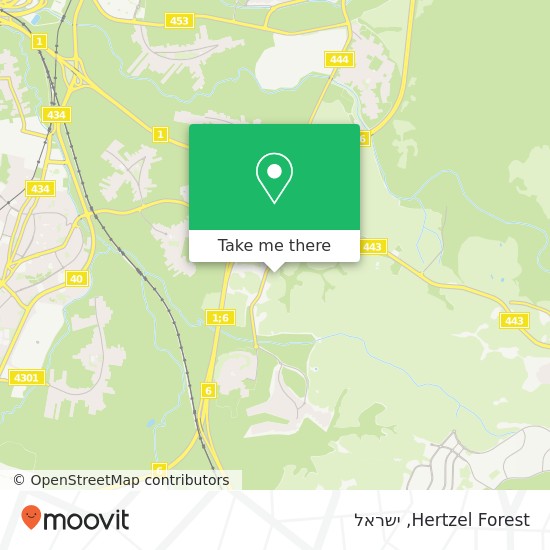 מפת Hertzel Forest
