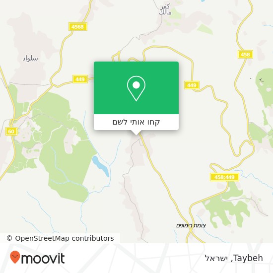 מפת Taybeh
