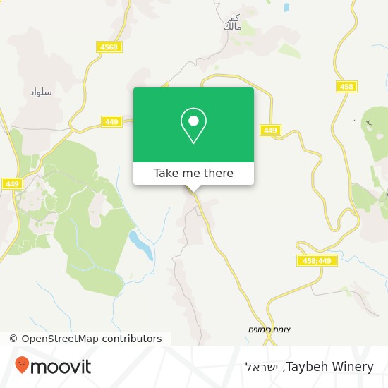 מפת Taybeh Winery