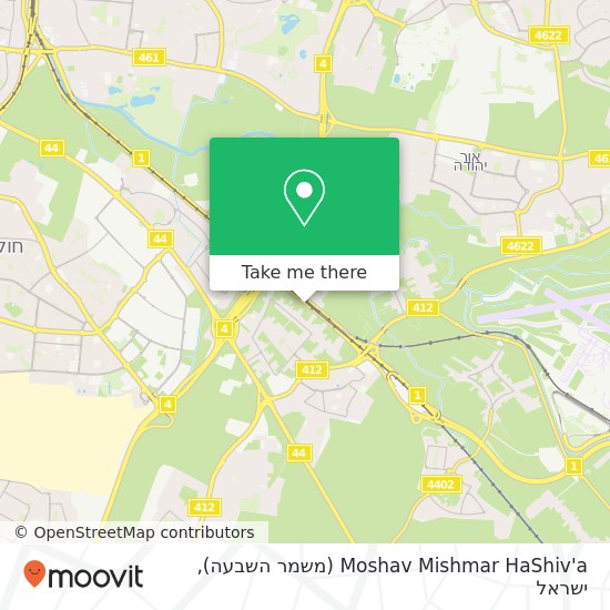 מפת Moshav Mishmar HaShiv'a (משמר השבעה)