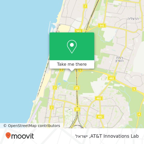 מפת AT&T Innovations Lab