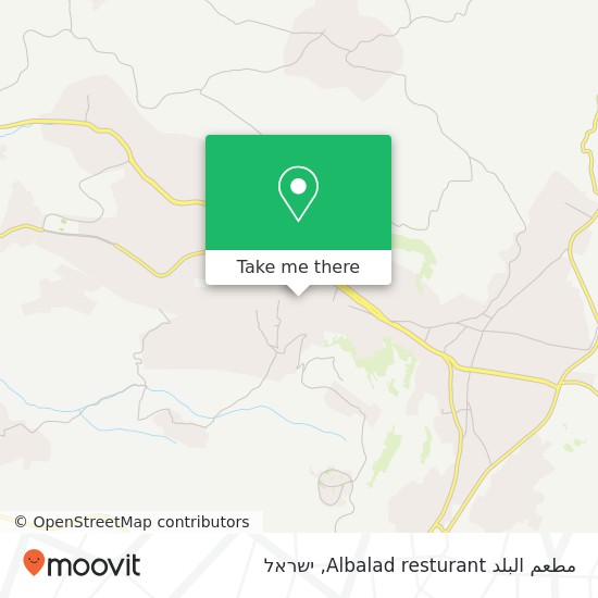 מפת مطعم البلد Albalad resturant