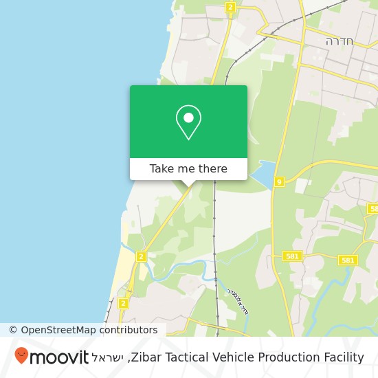 מפת Zibar Tactical Vehicle Production Facility