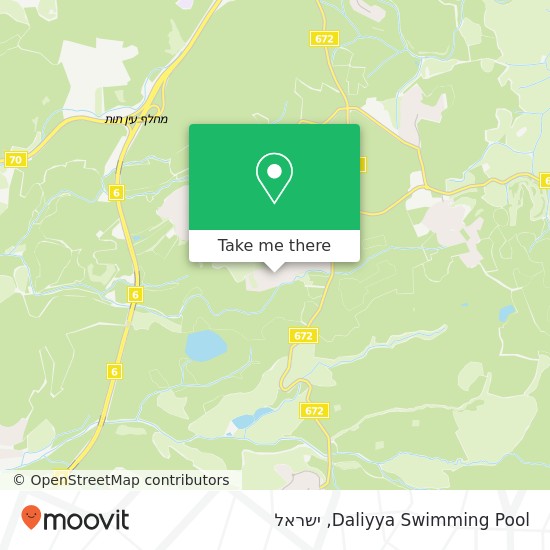 מפת Daliyya Swimming Pool