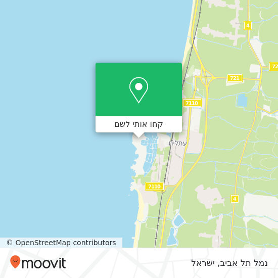 מפת נמל תל אביב