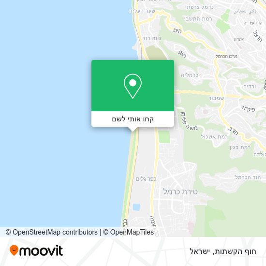 מפת חוף הקשתות
