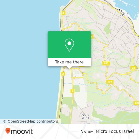 מפת Micro Focus Israel