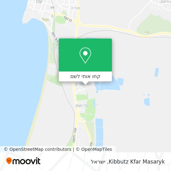 מפת Kibbutz Kfar Masaryk