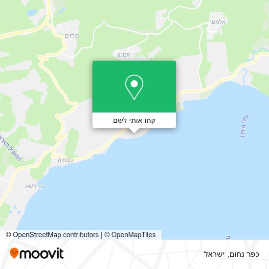 מפת כפר נחום