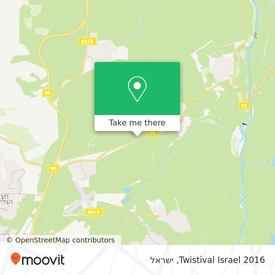 מפת Twistival Israel 2016