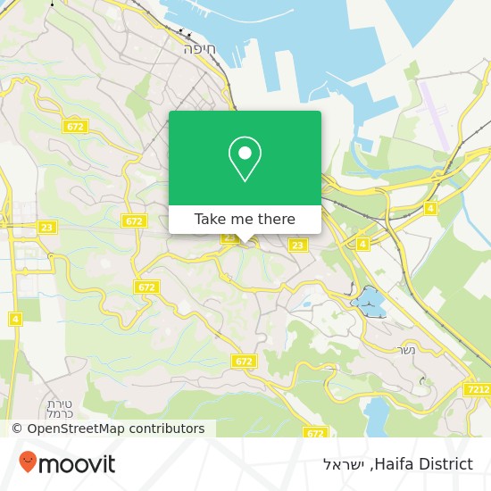 מפת Haifa District