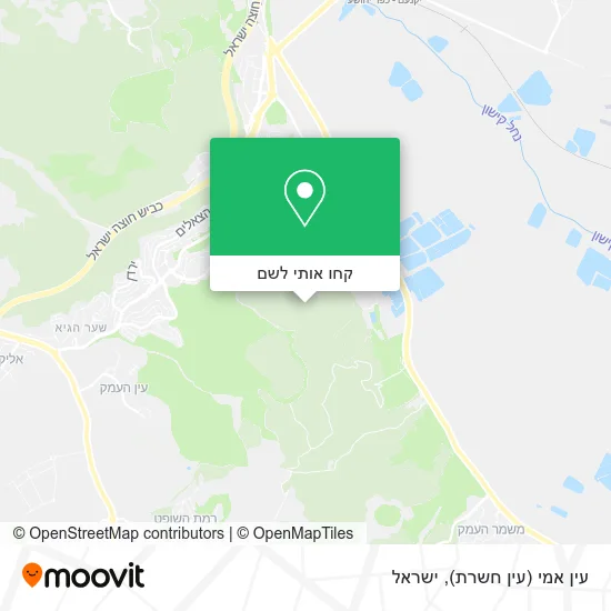 מפת עין אמי (עין חשרת)