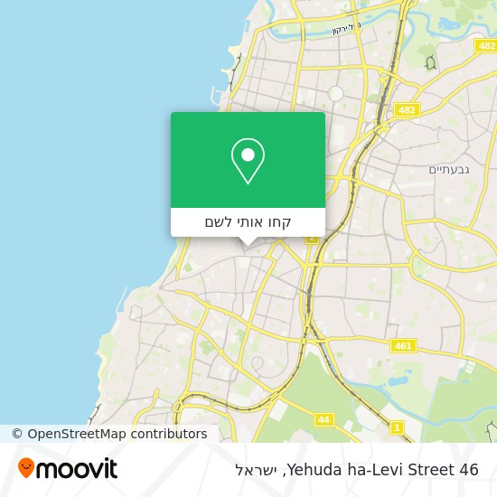 מפת Yehuda ha-Levi Street 46